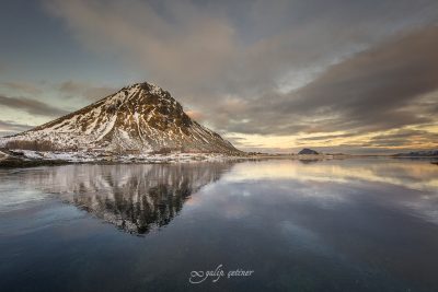natural view from gimsoy, lofoten, norway